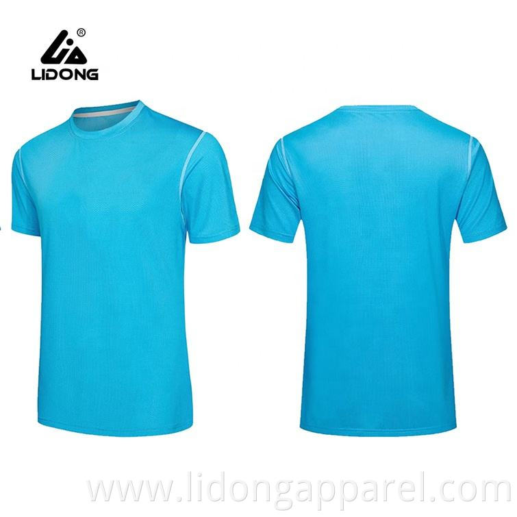 LiDong blank fashion quick-drying mesh soft thin casual T-shirt for men women